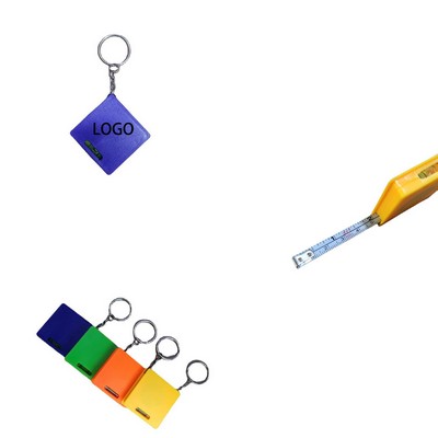 Keychain Multi-Tool with Spirit Level and Tape Measure