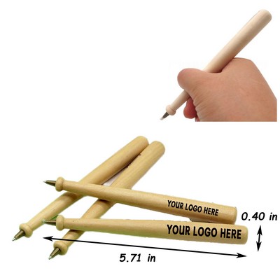 Wooden Baseball Bat Ballpoint Pen