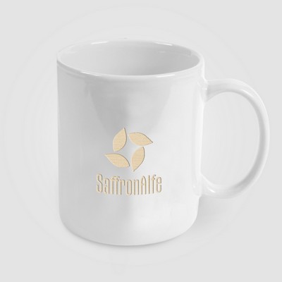 Seattle - 12 oz. White Ceramic Mug - Laser