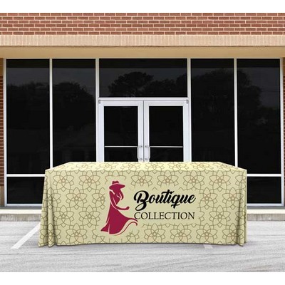 Pleated Table Cover, Fire Retardant Polyester Fabric (4' x 2.5')