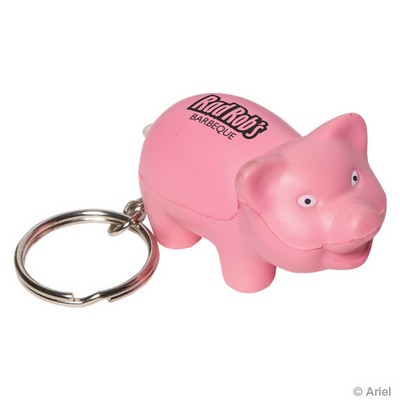 Pig Stress Reliever Key Chain