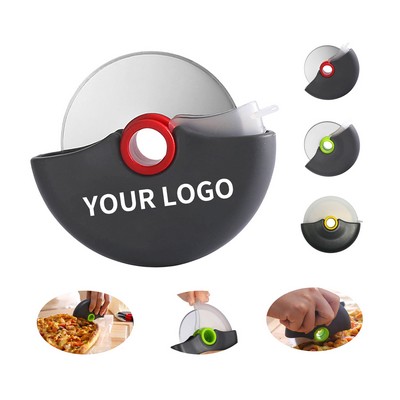 Handheld Round Stainless Steel Wheel Pizza Cutter