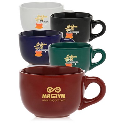 18 oz. Ceramic Cappuccino Custom Mugs