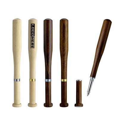 Wooden Baseball Bat Ballpoint Pen