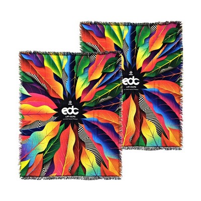 Promotional Decorative Tapestry Blanket (50"W x 60"H)