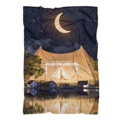 Sublimated 270GSM Silky Touch Fleece Blanket- 50" X 60" - USA Printed