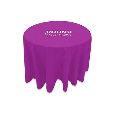 Round Table Throws, Fire Retardant Polyester Fabric (31.5" x 29")