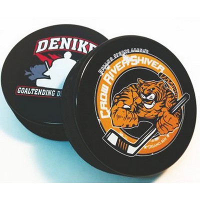 Official Size Standard Hockey Puck (2-sided)